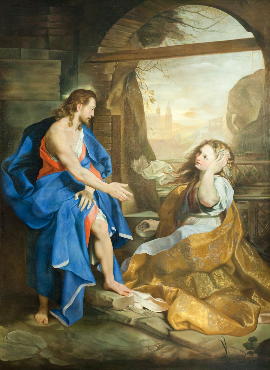 Noli Me Tangere (olej na plátně) od Federico Fiori (after) Barocci or Baroccio