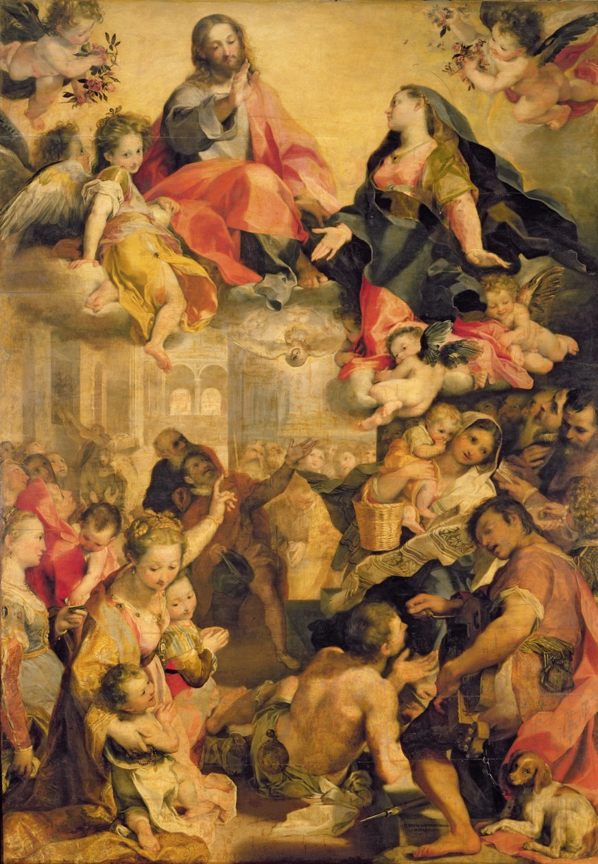 Madona z lidu, 1576-79 od Federico Fiori Barocci or Baroccio