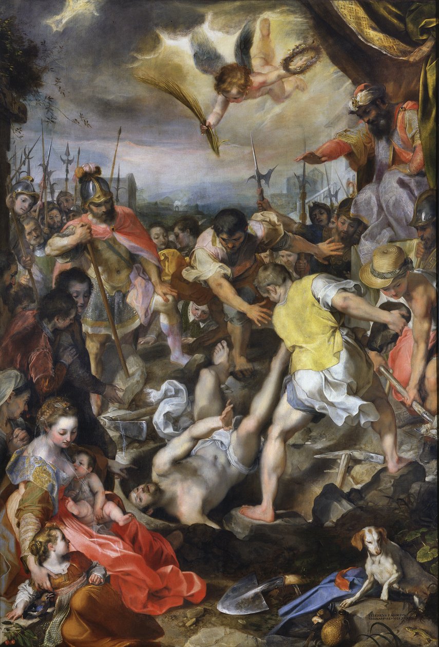 Umučení svatého Vitalise od Federico Fiori Barocci or Baroccio