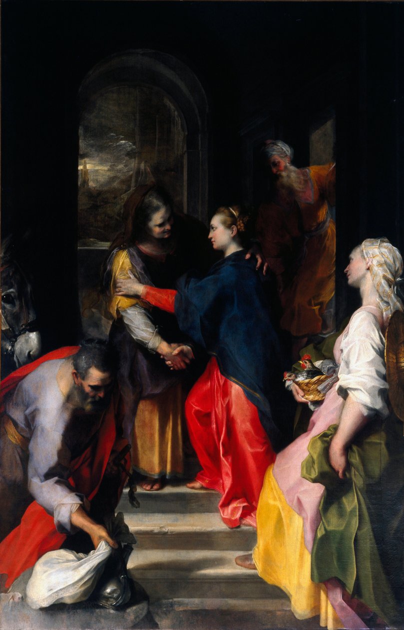 Obraz Navštívení od Federica Fioriho s názvem Barocci od Federico Fiori Barocci or Baroccio
