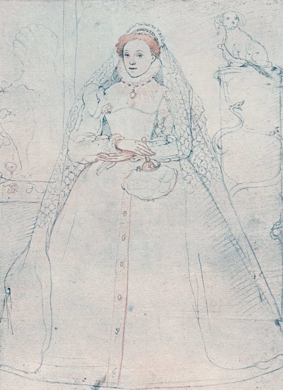 Alžběta I., královna Anglie a Irska, 1575 od Federico Zuccaro
