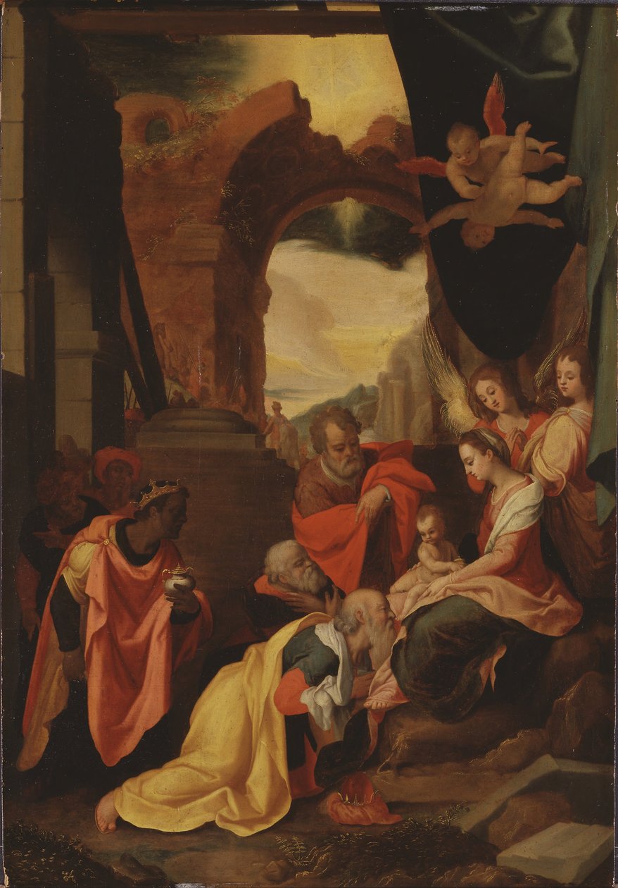 Die Anbetung der Könige od Federico Zuccaro