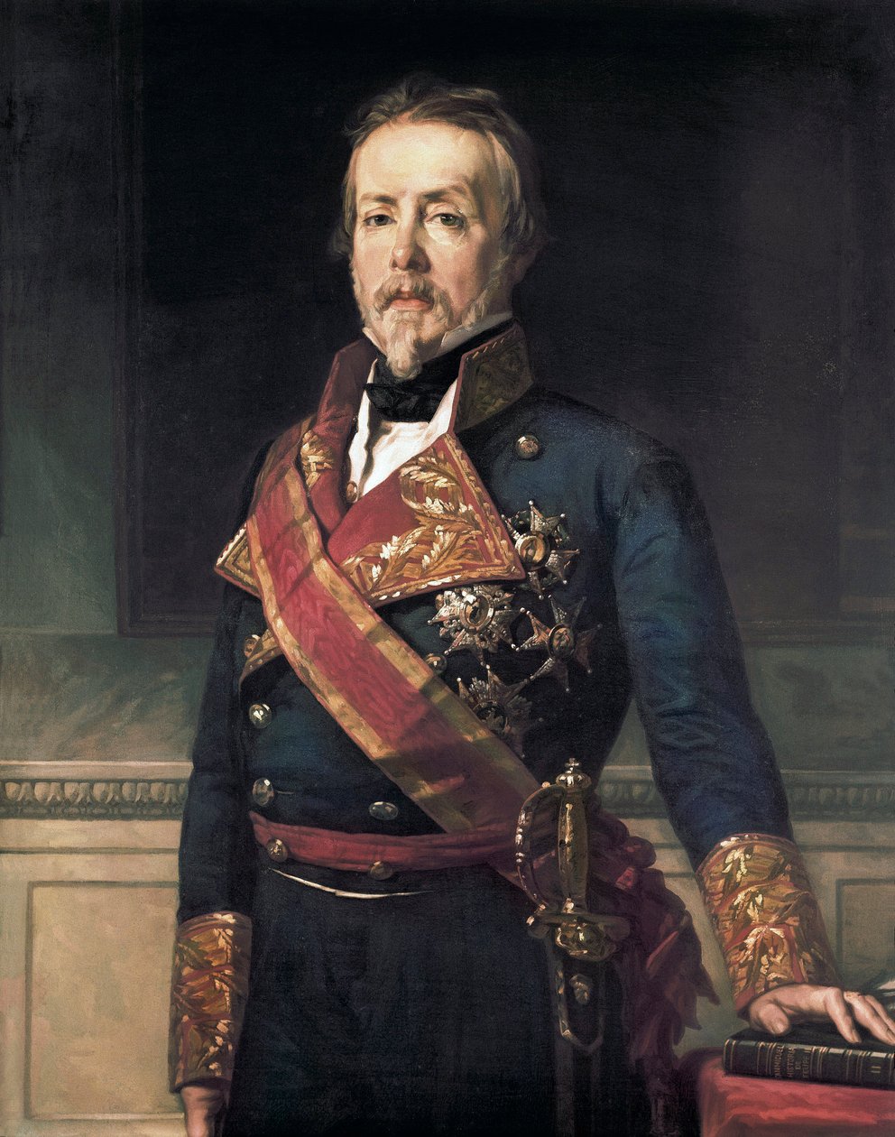 Portrét Evaristo Fernandez de San Miguel y Valledor (1785-1862), španělský vojenský šlechtic a politik od Federico de Madrazo y Kuntz