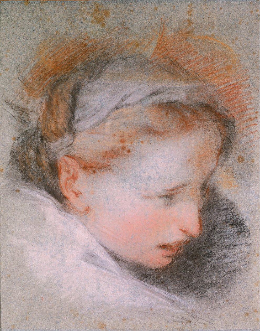 Hlava ženy, 1568-1569 od Federigo Barocci