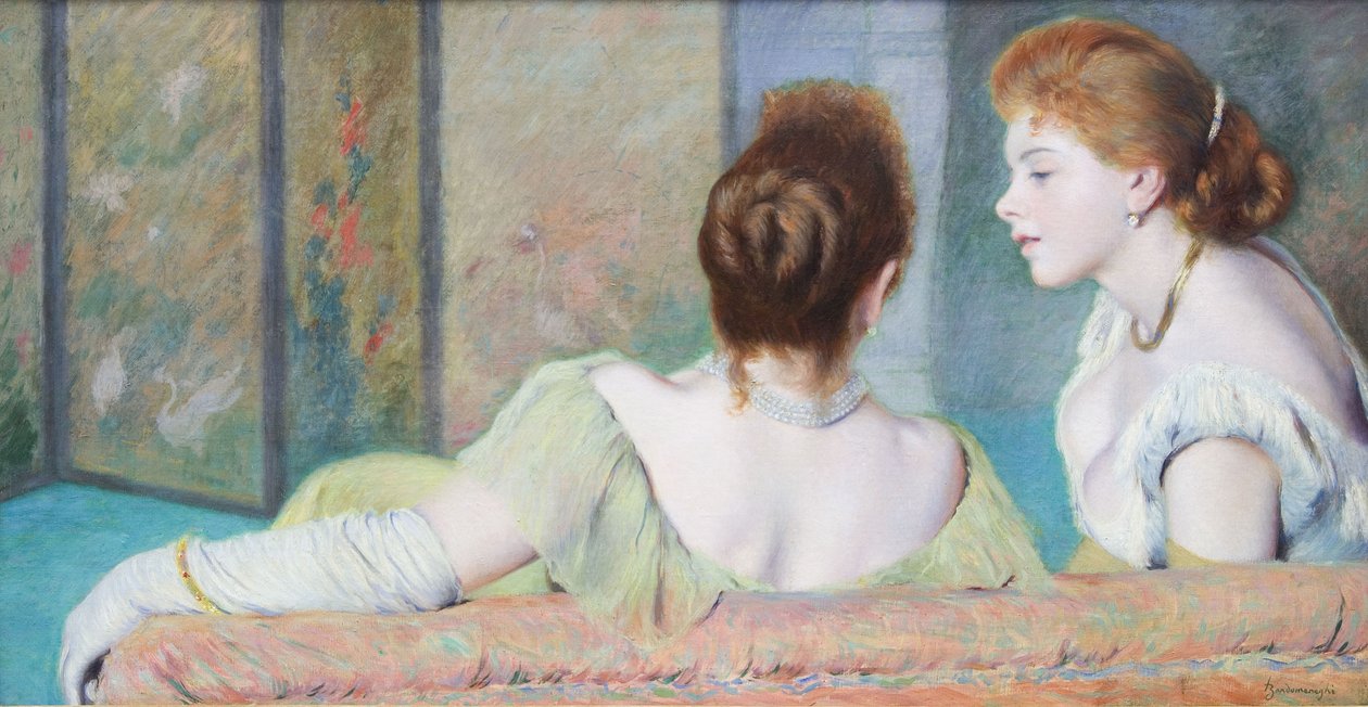 Na gauči, ca. 1886-1890. od Federigo Zandomeneghi