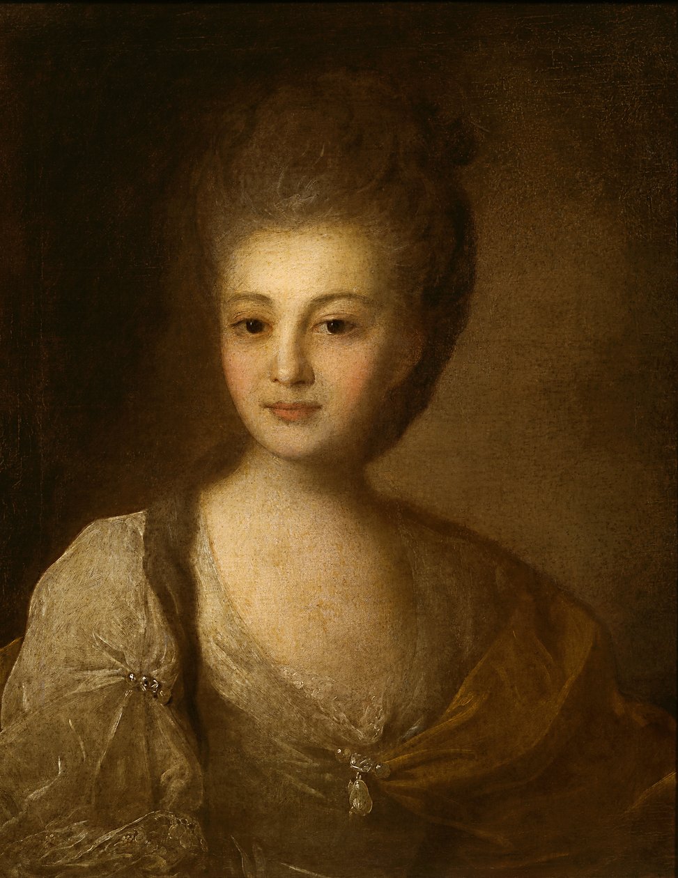 Portrét A.P. Struiskaya od Fedor Stepanovich Rokotov