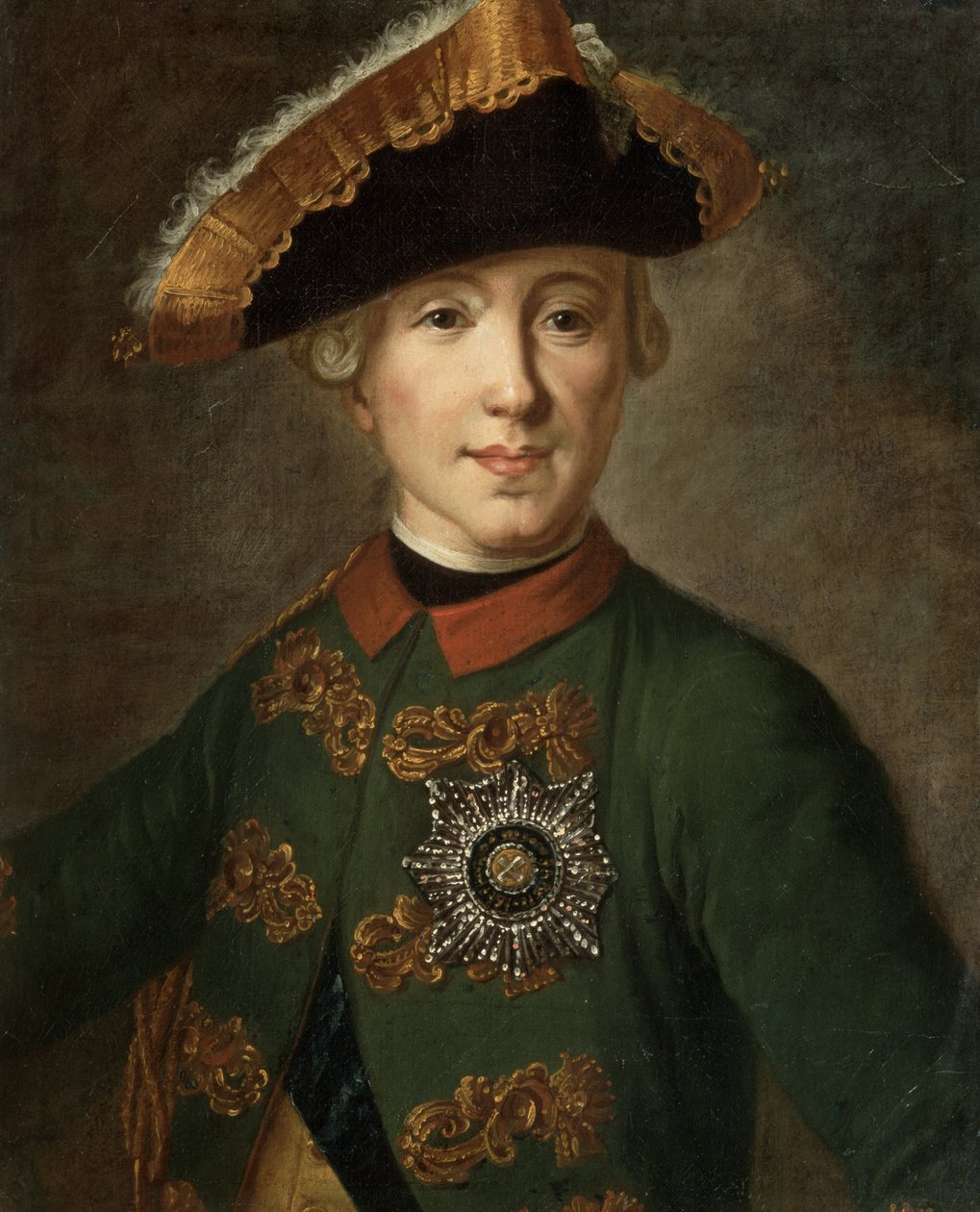 Portrét cara Petra III (1728-62) od Fedor Stepanovich Rokotov