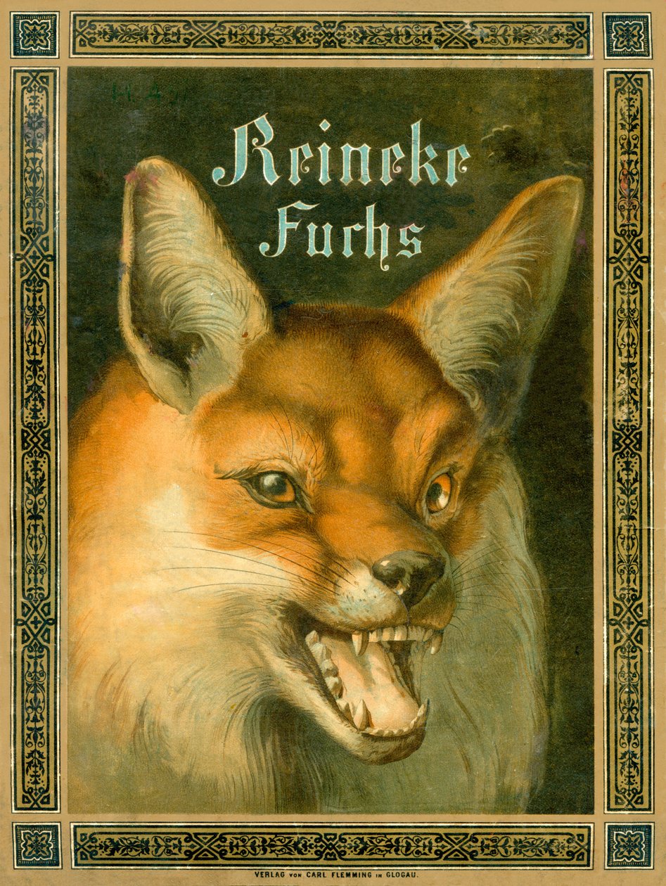 Přední strana obálky Reynarda liška nebo 