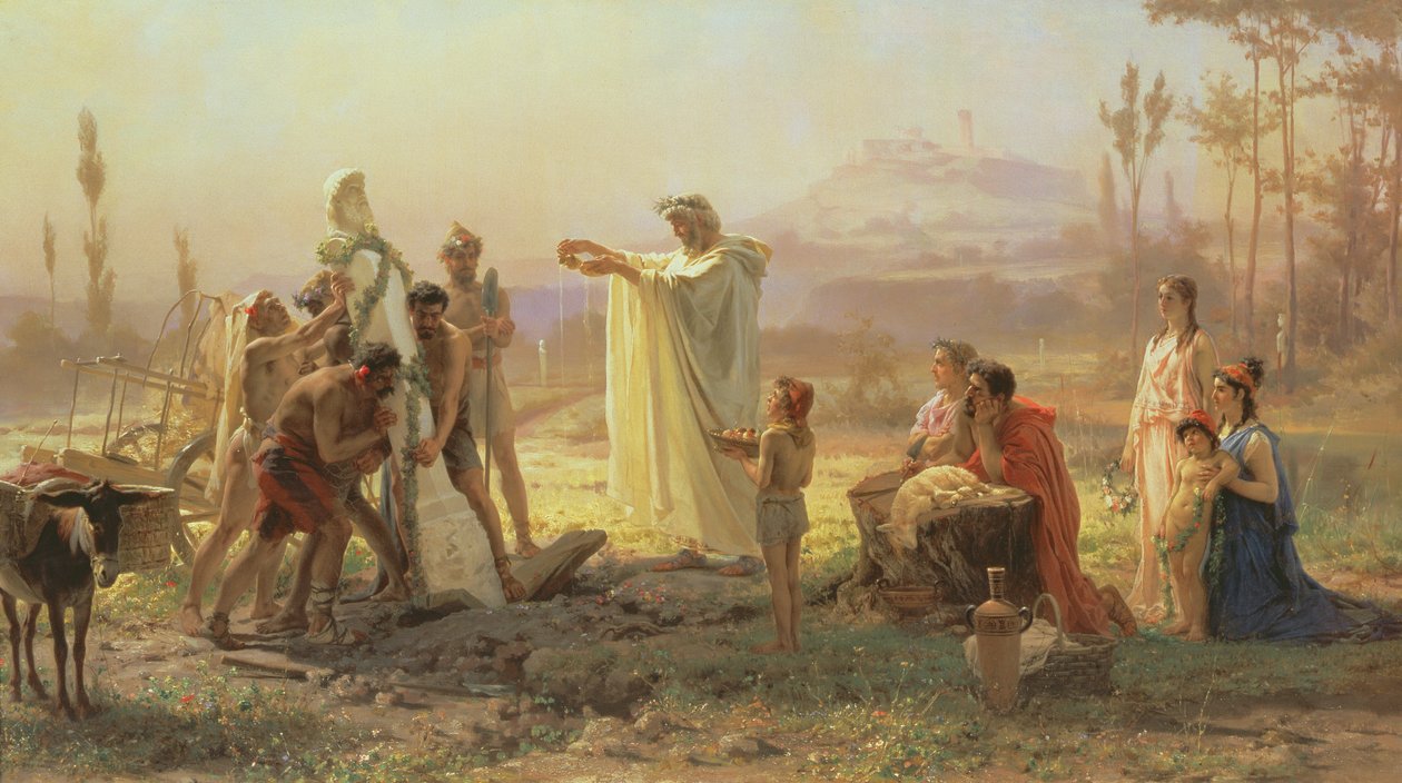 Hermovo vysvěcení, 1874 od Fedor Andreevich Bronnikov