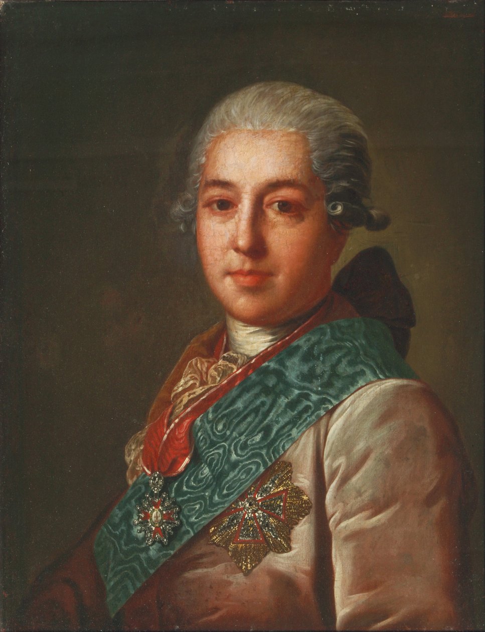 Portrét hraběte Michaila Michajloviče Golitsyna 1731-1806, 1774 od Fedor Stepanovich Rokotov