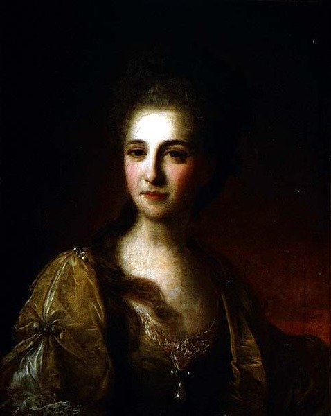 Portrét neznámé ženy, kolem roku 1770 (olej na plátně) od Fedor Stepanovich Rokotov