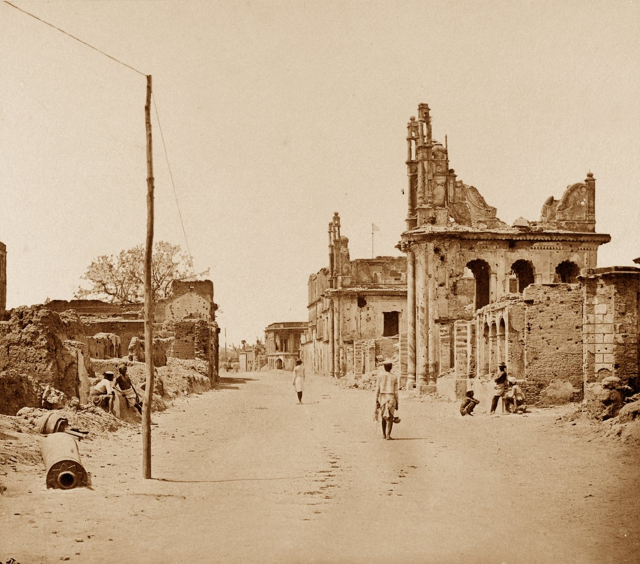 Cawnpore Road, Lucknow od Felice Beato