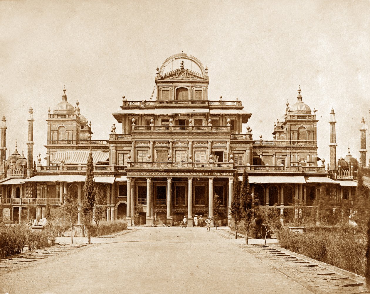 Královský palác v Kaiser Bagh, Lucknow od Felice Beato