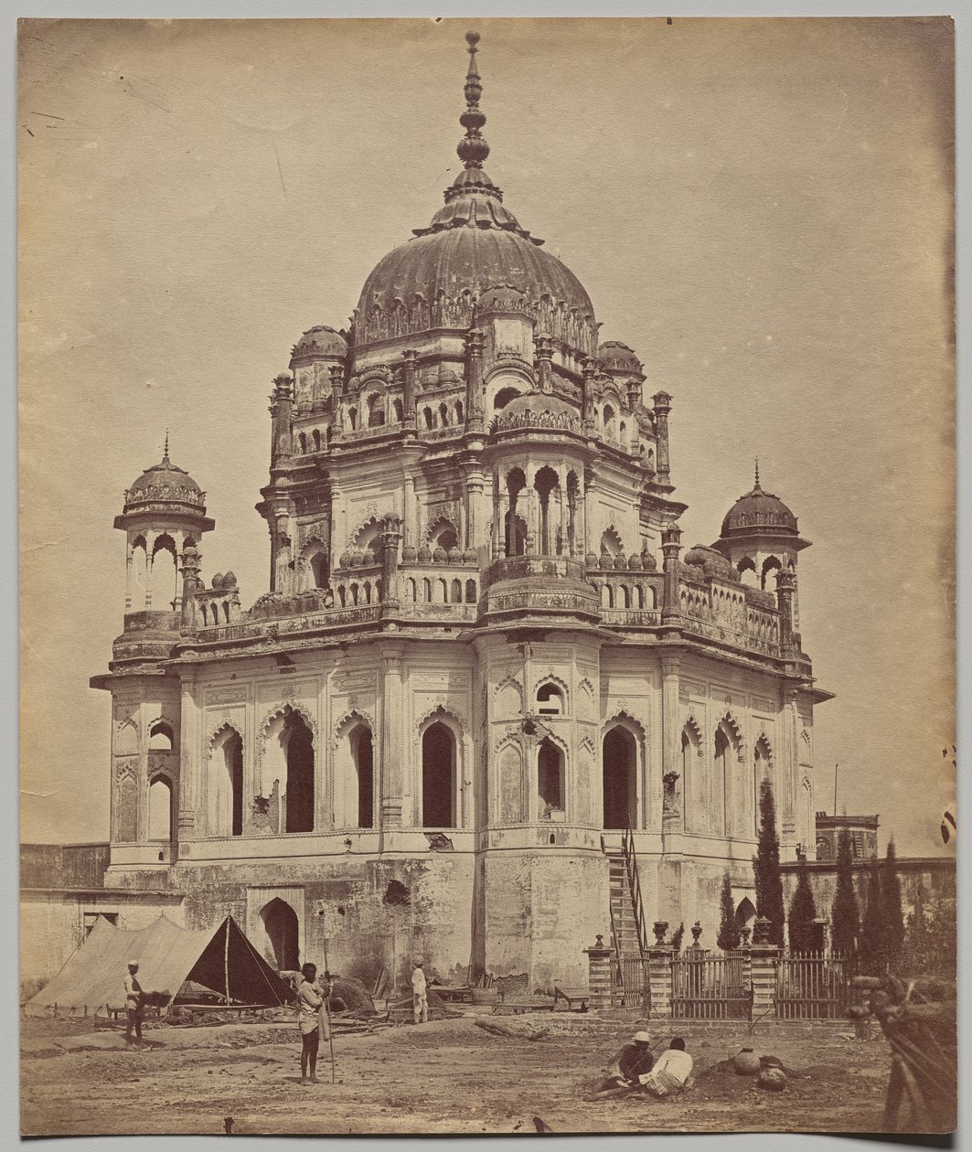 Hrobka Saadat Ali v paláci Kaiserbagh od Felice A. Beato