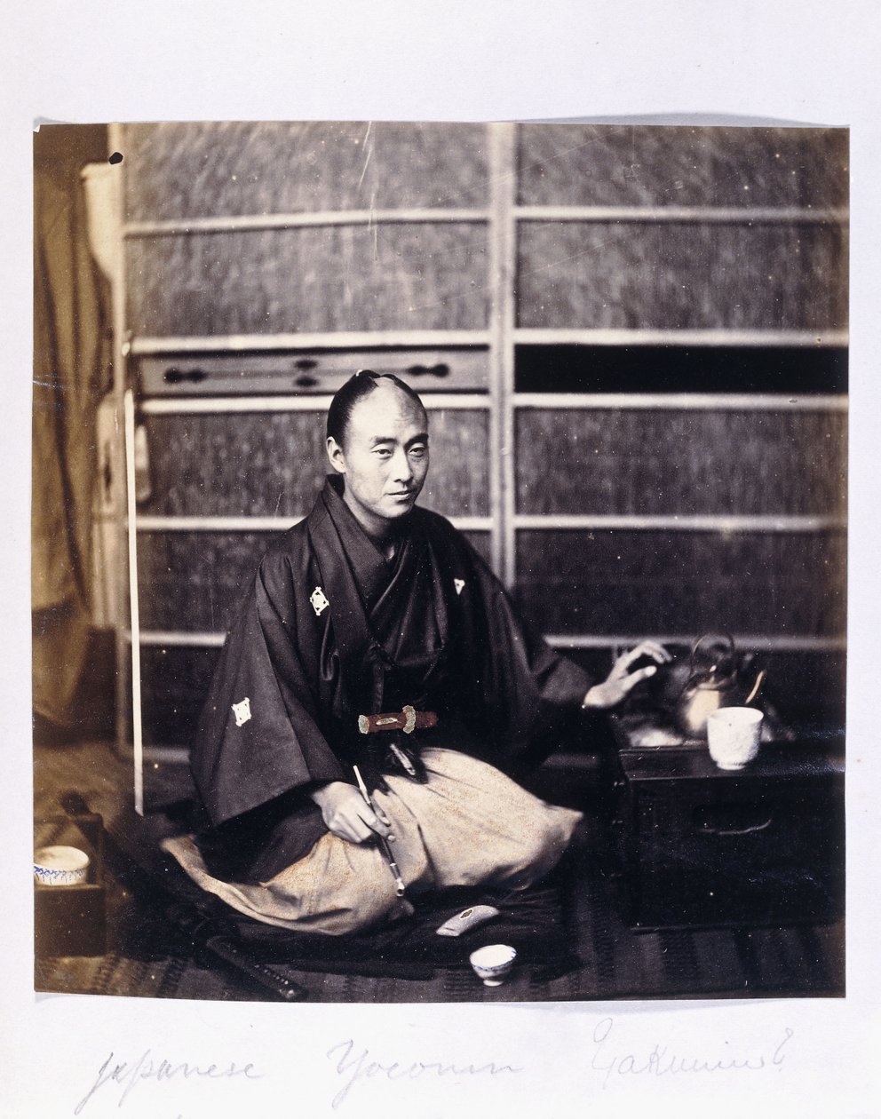 Japonský Yaconin, kolem 1864-1866 od Felice Beato
