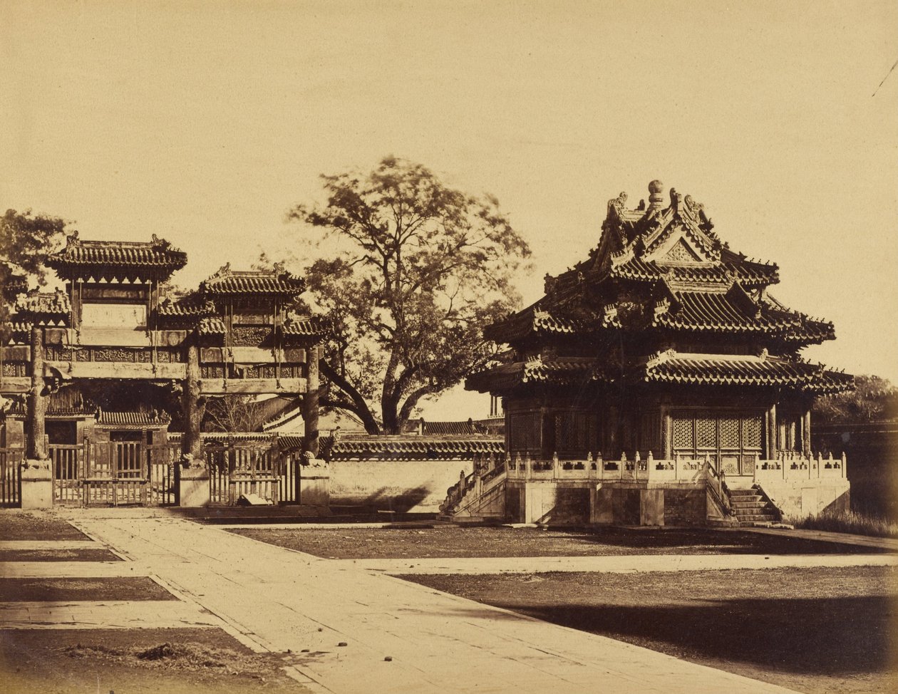 Císařský zimní palác, Pekin, 29. října 1860 od Felice Beato