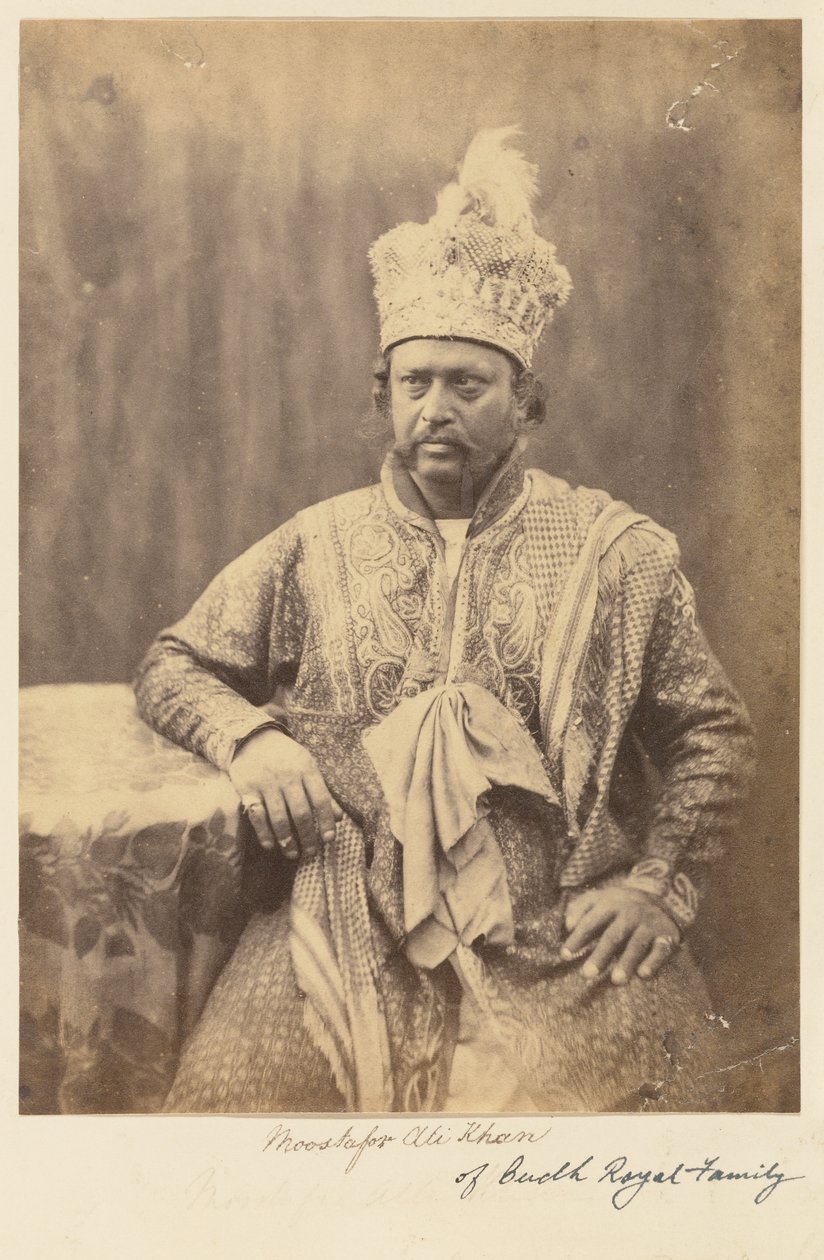 Moostafor Ali Khan z královské rodiny Oudh od Felice Beato