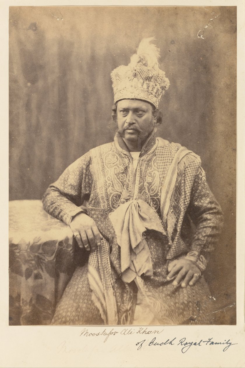 Moostafor Ali Khan z královské rodiny Budhů od Felice Beato