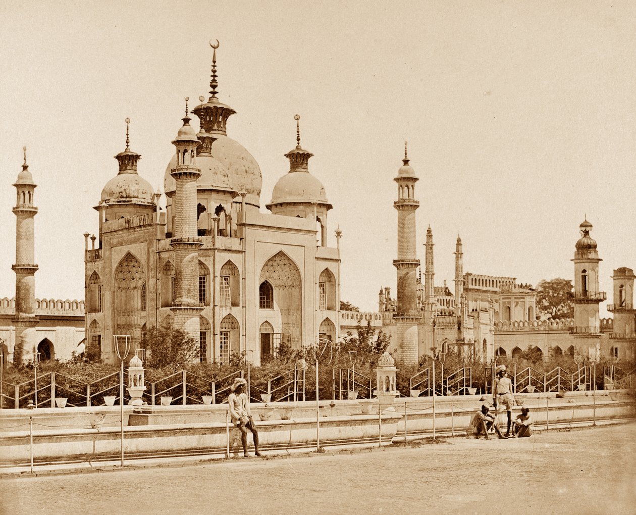 Mešita v Husainabad Imambara, Lucknow od Felice Beato