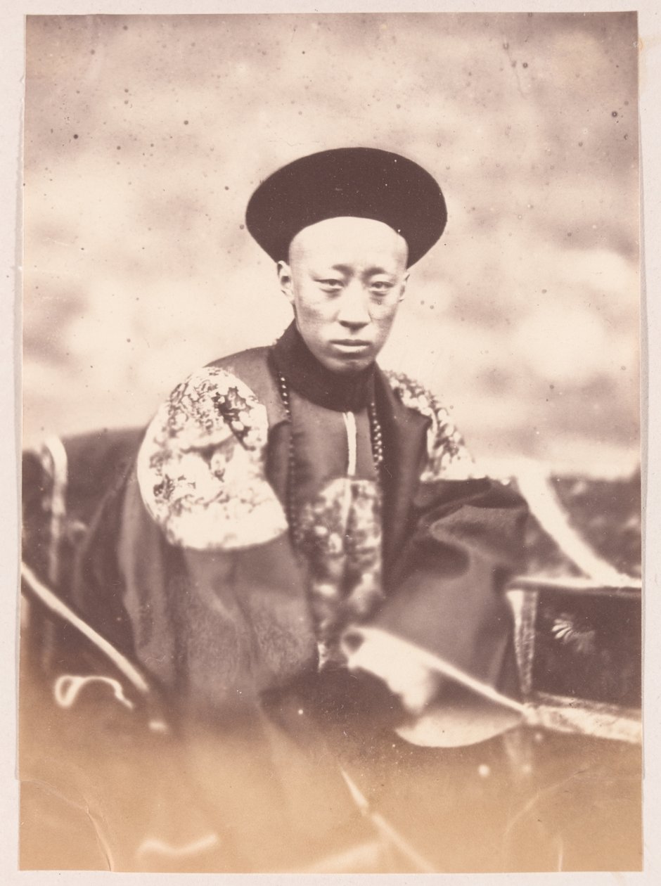 Prince Gong Q v síti Číny, 1860 od Felice Beato