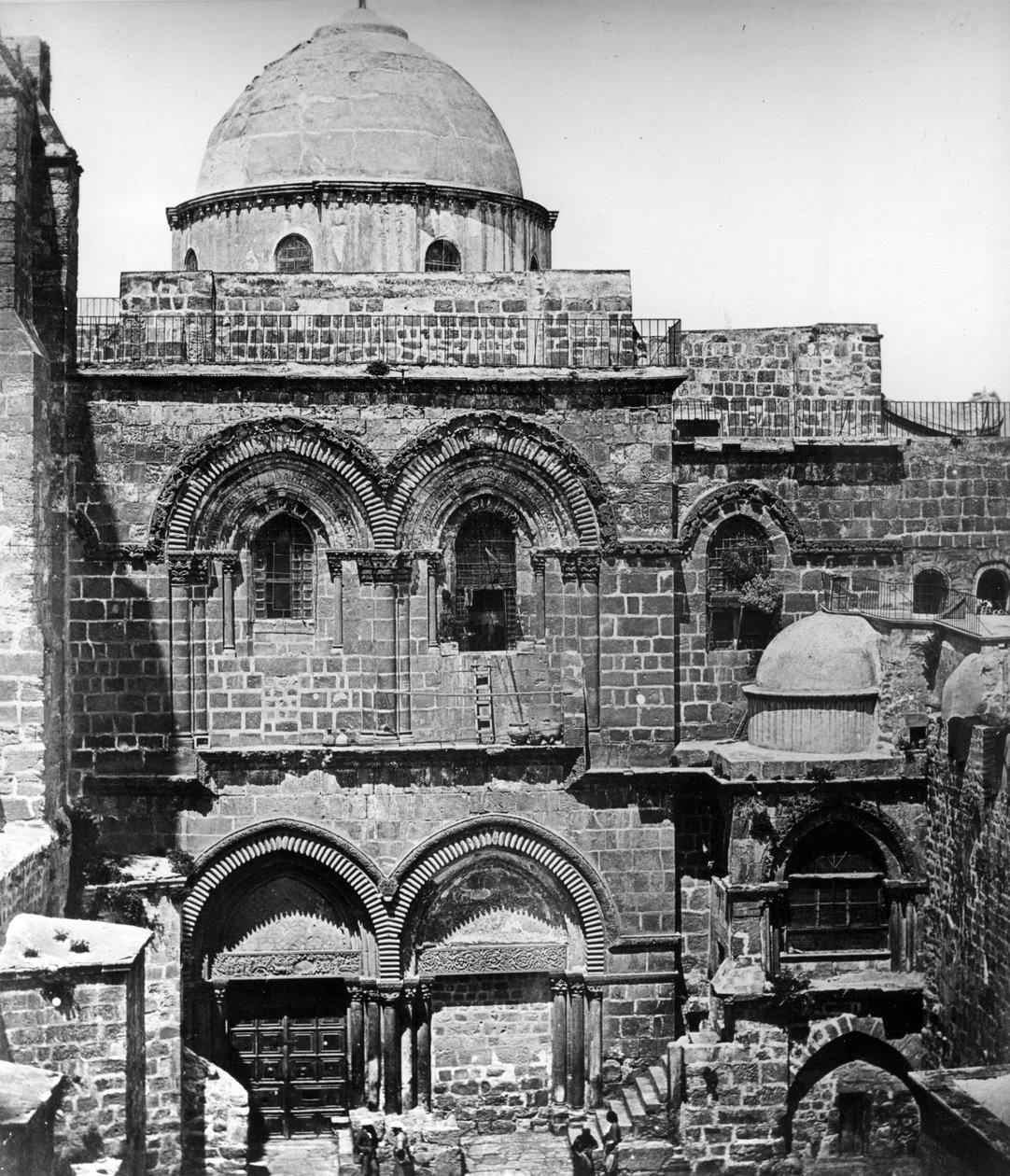 Kostel Božího hrobu, 1857 od Felice Beato