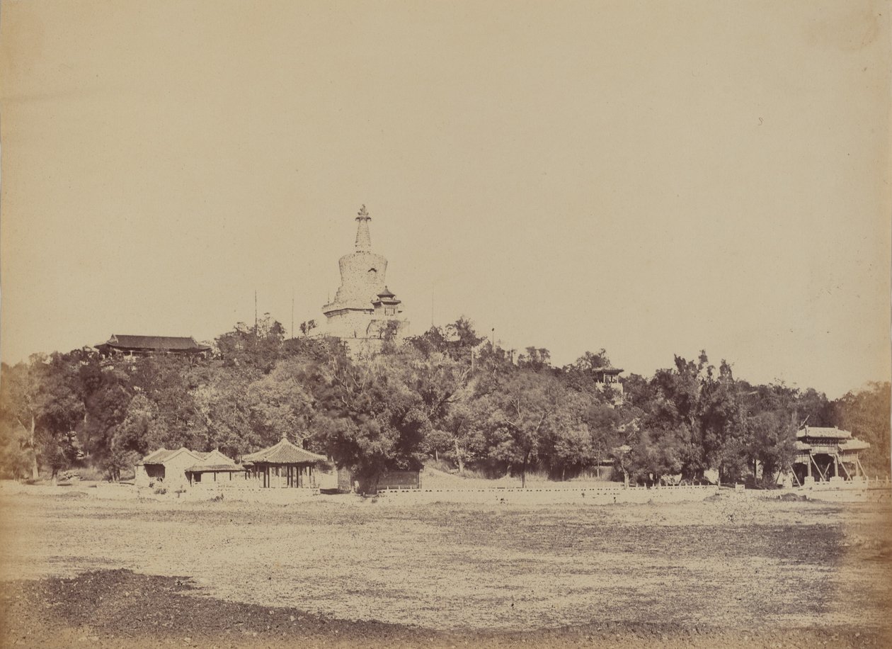 Velká pagoda v císařském zimním paláci, Pekin, 29. října 1860 od Felice Beato