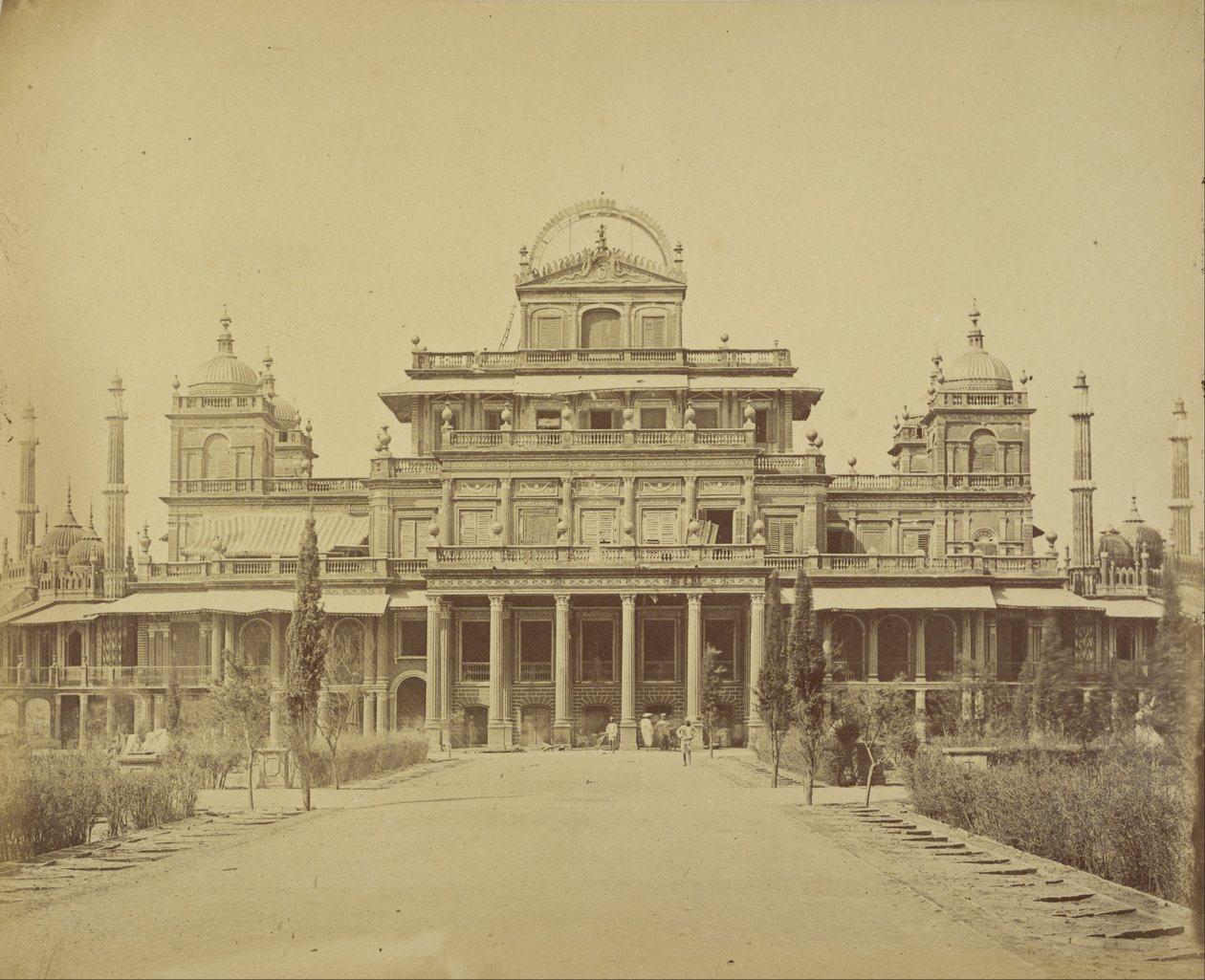 Královský palác v Kaiserbaghu od Felice Beato