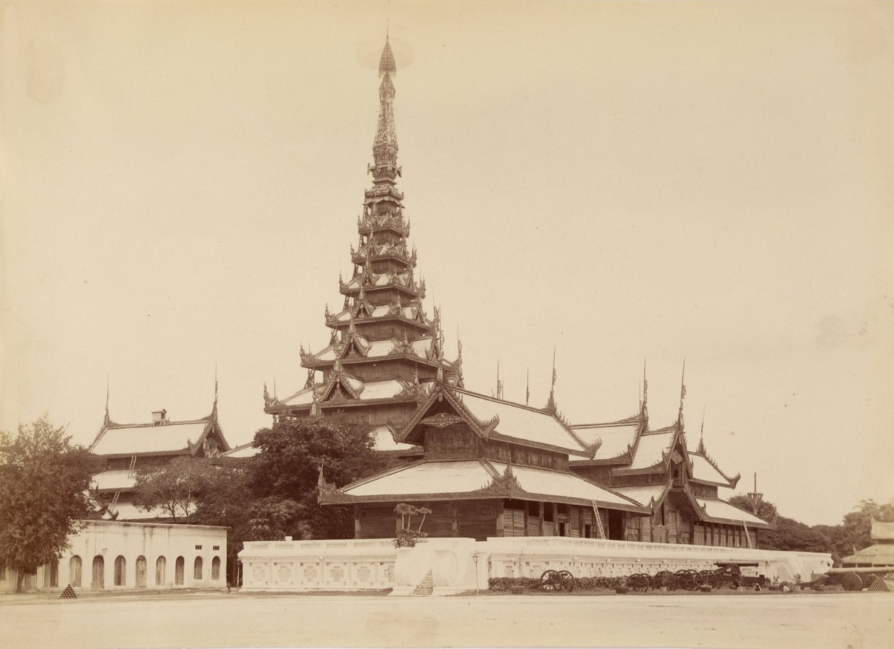 The Palace Mandalay (Centrum vesmíru) od Felice Beato