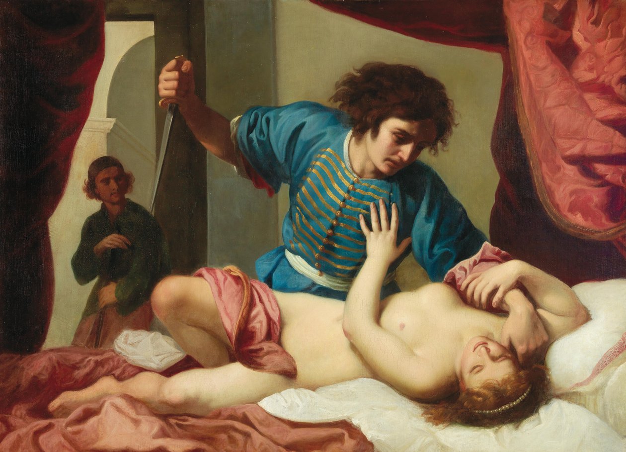Tarquinius a Lukrécie, 30. léta 17. století. od Felice Ficherelli