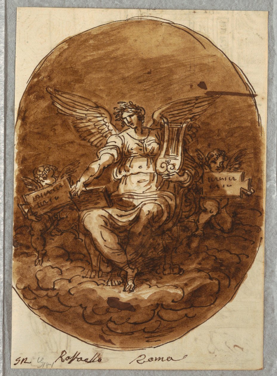 Personifikace poezie podle Raphaela od Felice Giani
