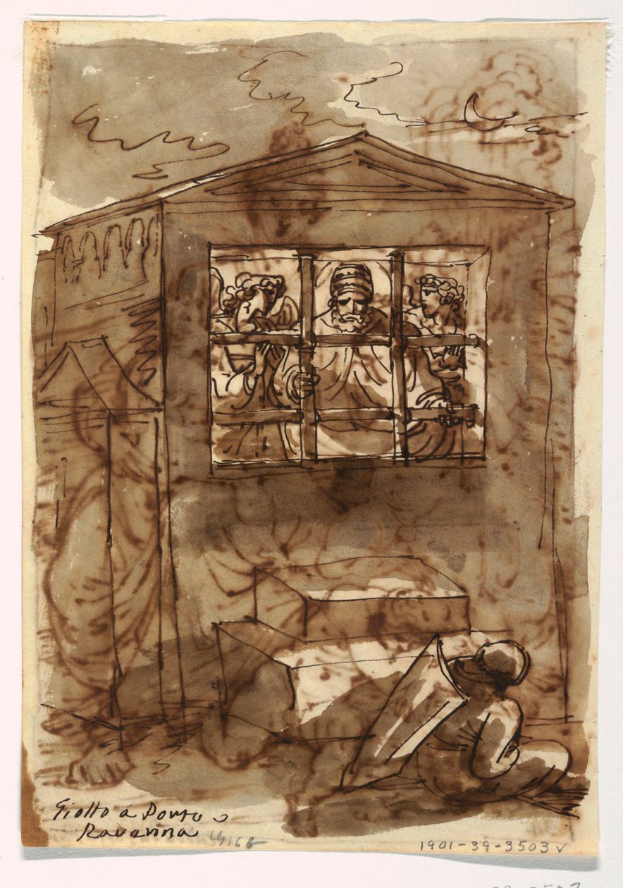 Papež Sixtus II a jáhen od Felice Giani