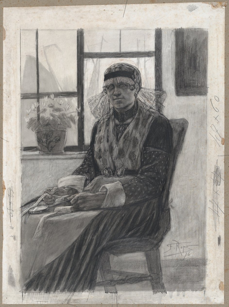 Krajkářka od Félicien Rops