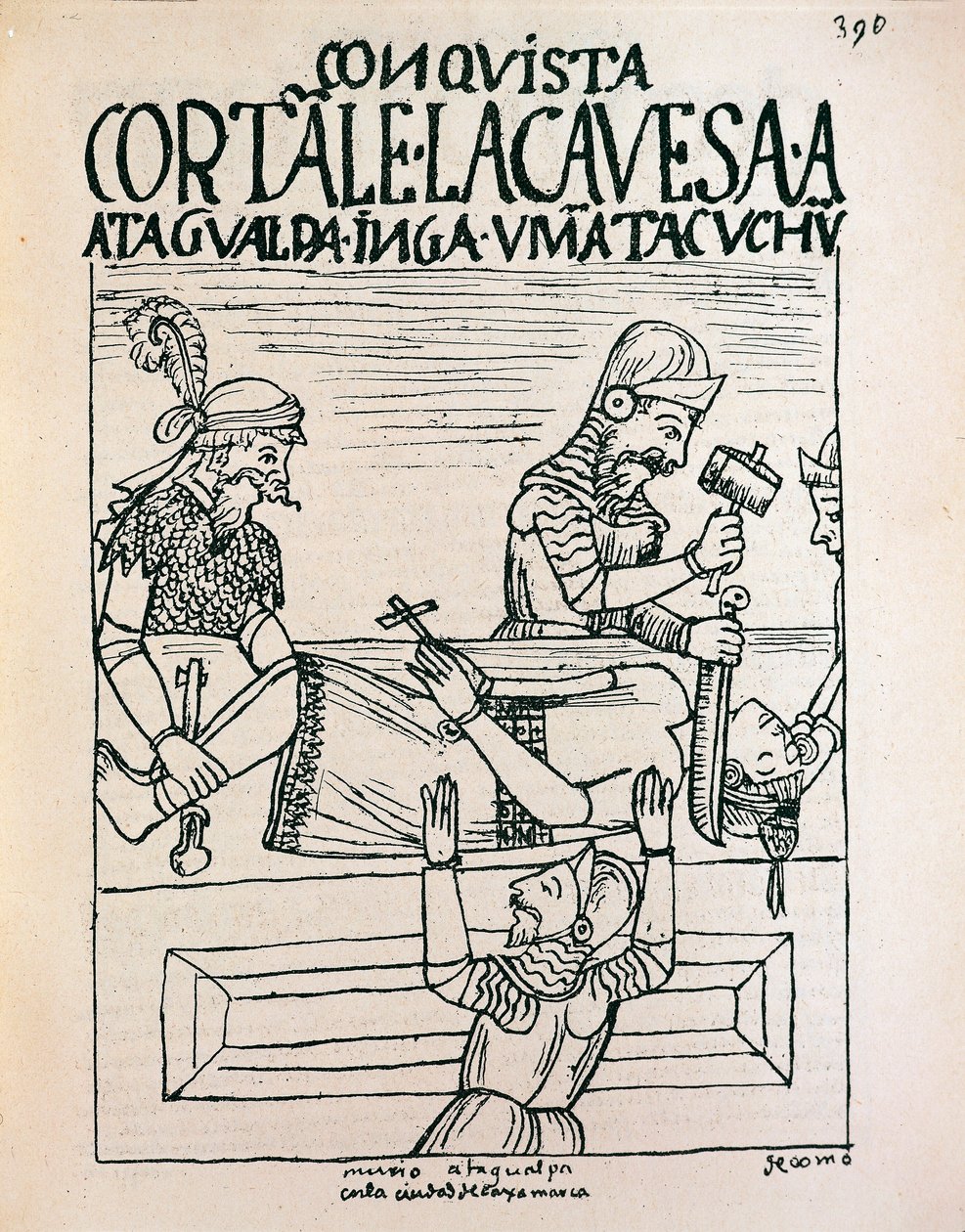 Závěsný od Felipe Huaman Poma de Ayala