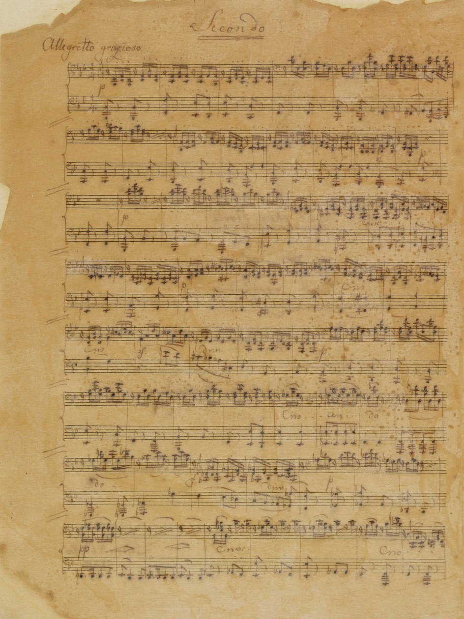 Píseň beze slov pro klavír na čtyři ruce od Felix Bartholdy Mendelssohn