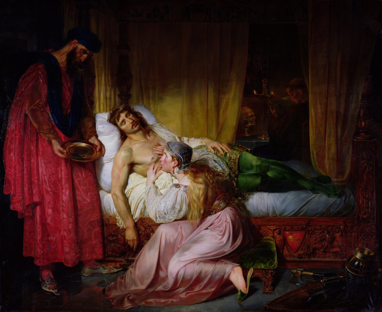 Oddanost princezny Sybille, 1832 od Felix Auvray