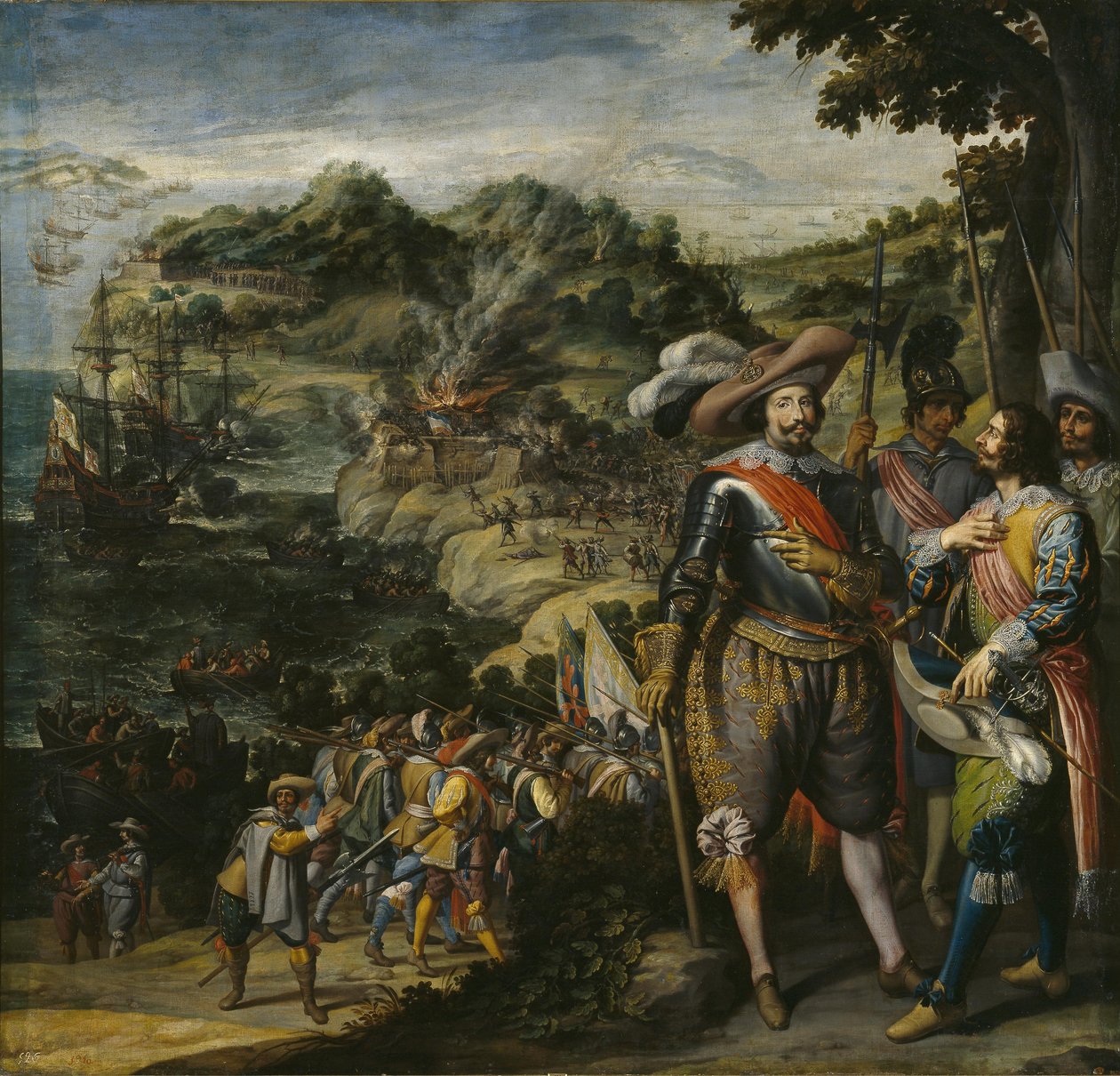 Znovudobytí svatého Kryštofa, 1629 od Felix Castello