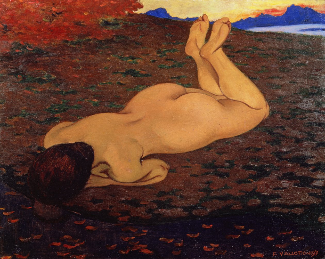 Zdroj, 1897 od Felix Edouard Vallotton