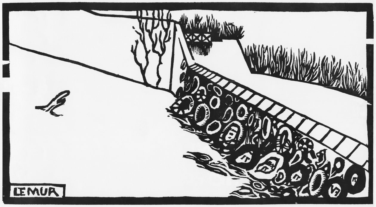 Zeď od Felix Edouard Vallotton