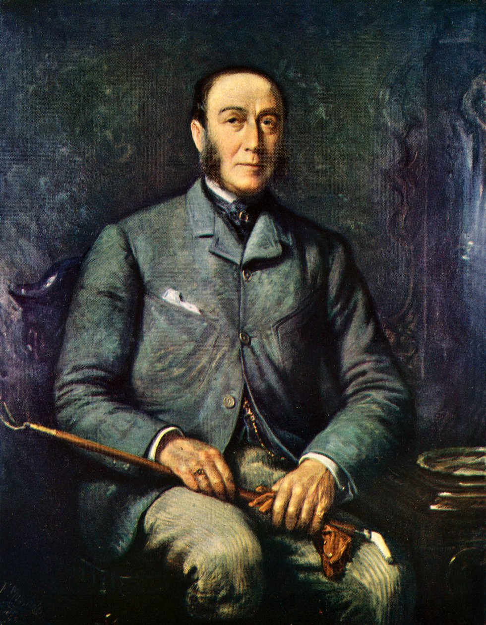James Roosevelt - portrét od Felix Stone after Moscheles