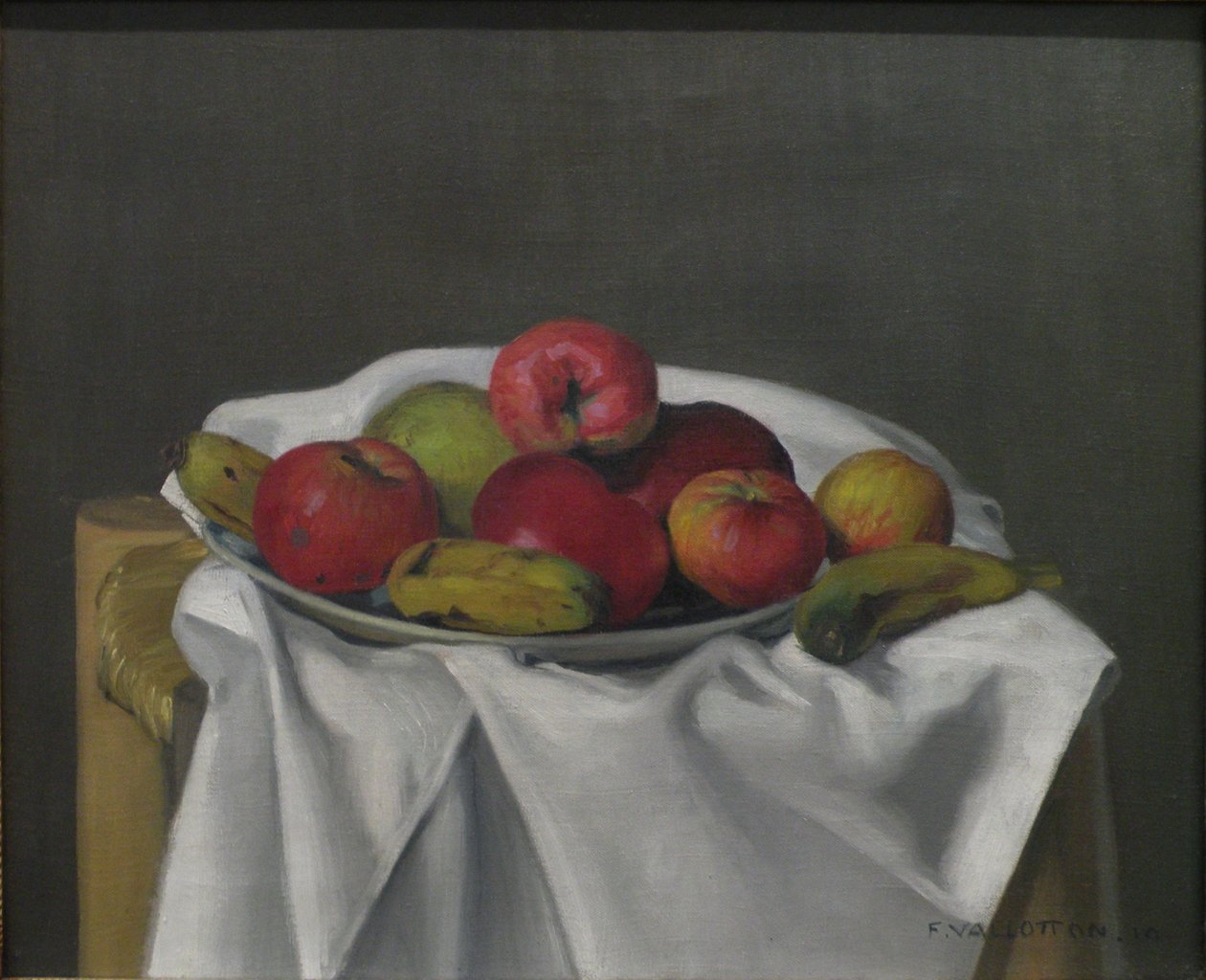 Zátiší s jablky od Felix Edouard Vallotton