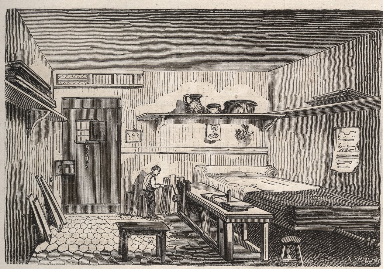 Paříž – věznice Petite Roquette (vězení pro ženy a mladistvé) – od Felix (after) Thorigny
