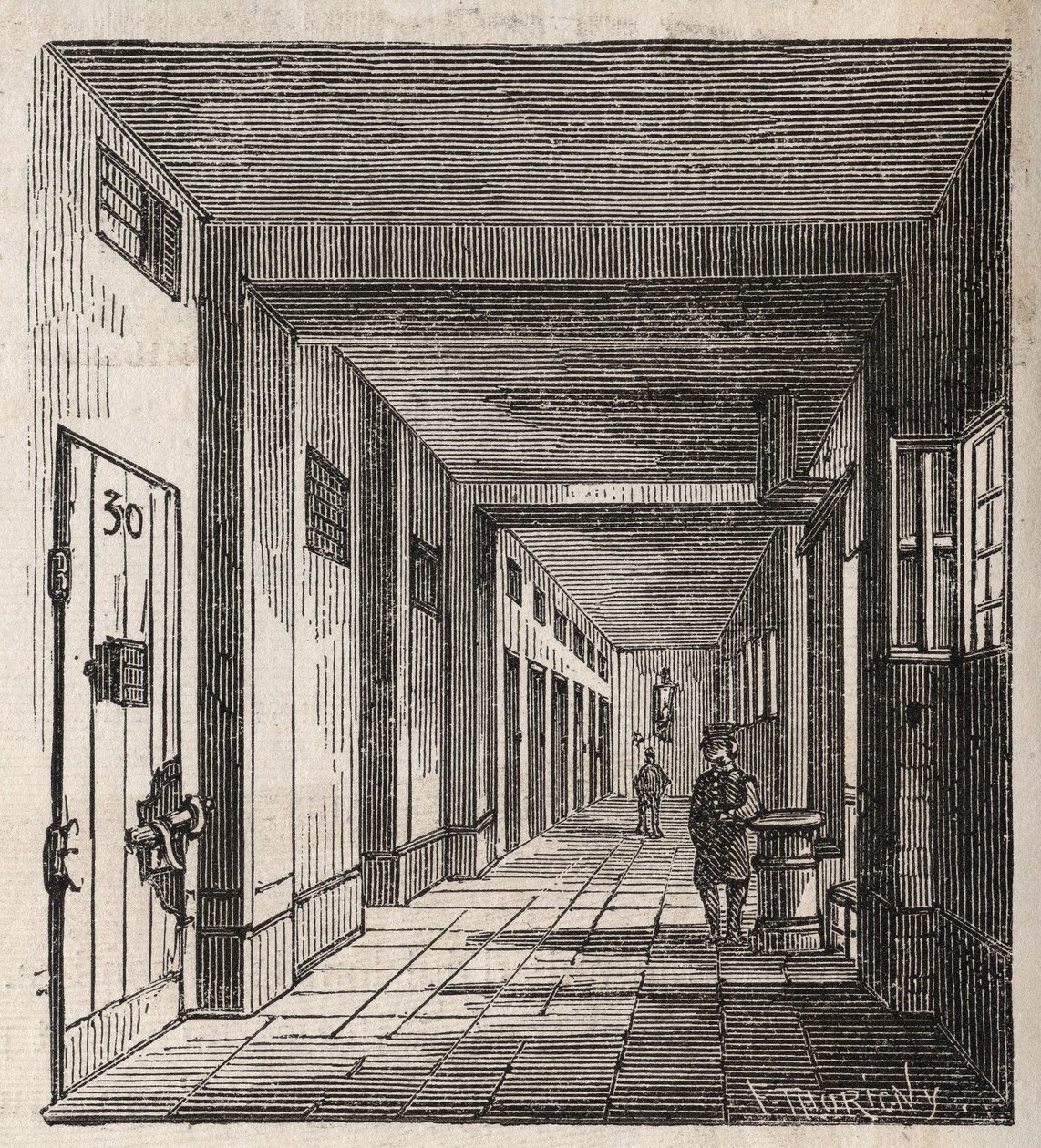 Paříž – věznice Petite Roquette (vězení pro ženy a mladistvé) – od Felix (after) Thorigny