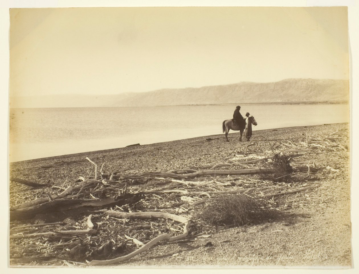 Mrtvé moře a Judské hory. Palestina (Mrtvé moře a Judské hory, Palestina) od Félix Bonfils