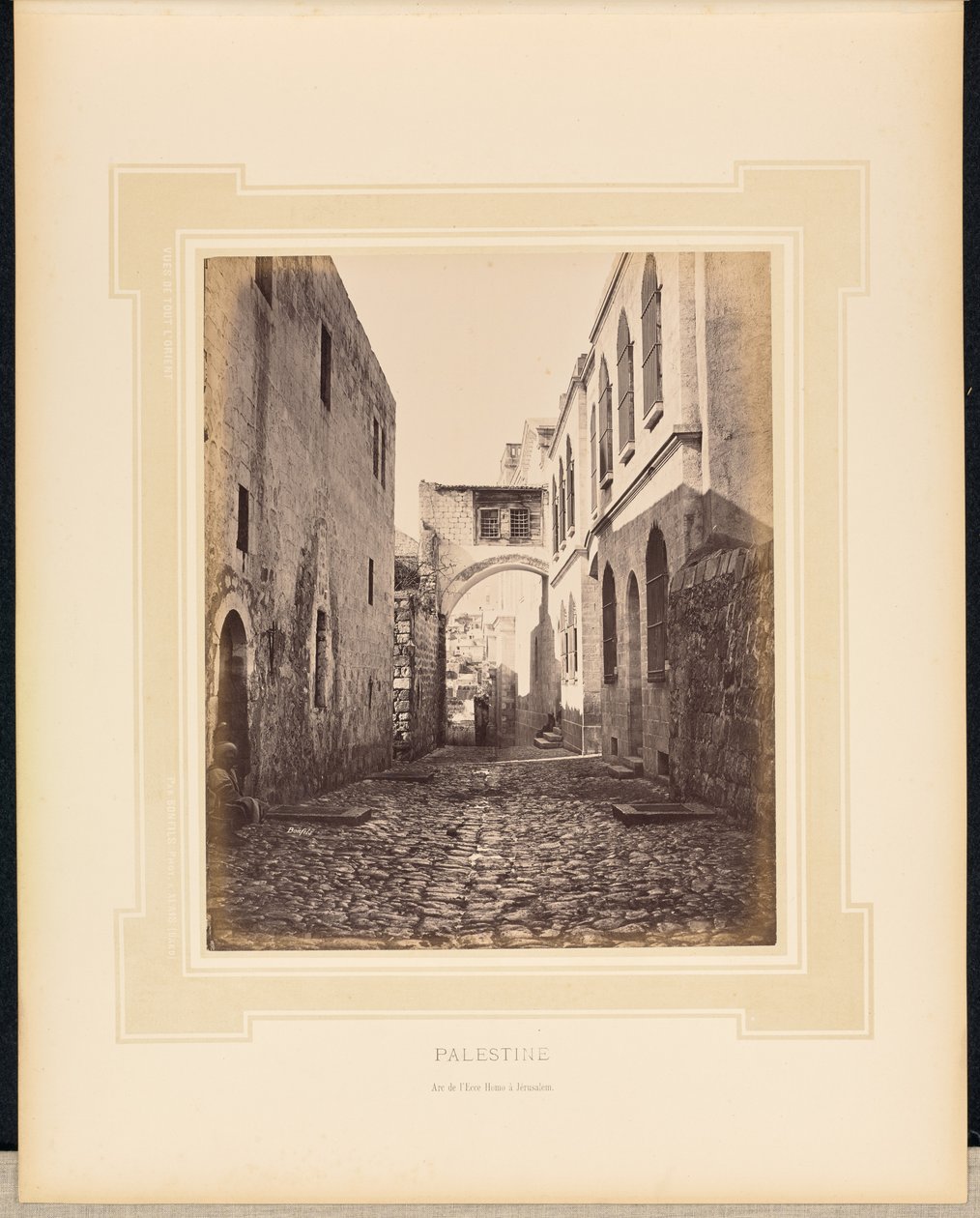 Palestina: oblouk Ecce Homo v Jeruzalémě od Félix Bonfils
