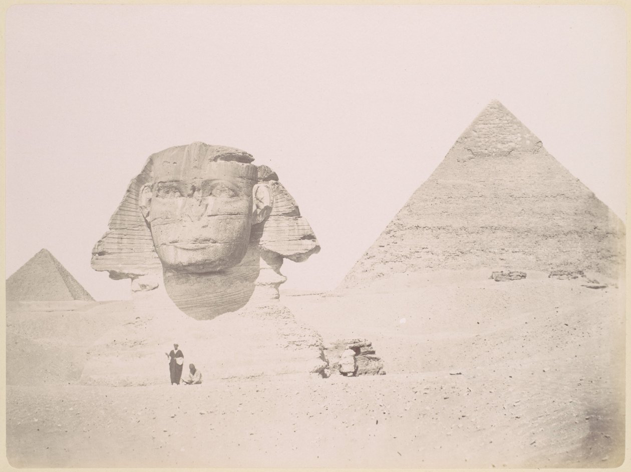 Pyramidy a Sfinga od Félix Bonfils