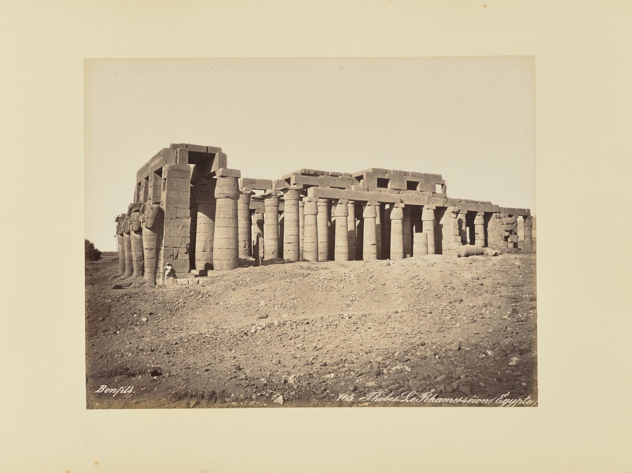 Théby. Ramesseum (Egypt) od Félix Bonfils