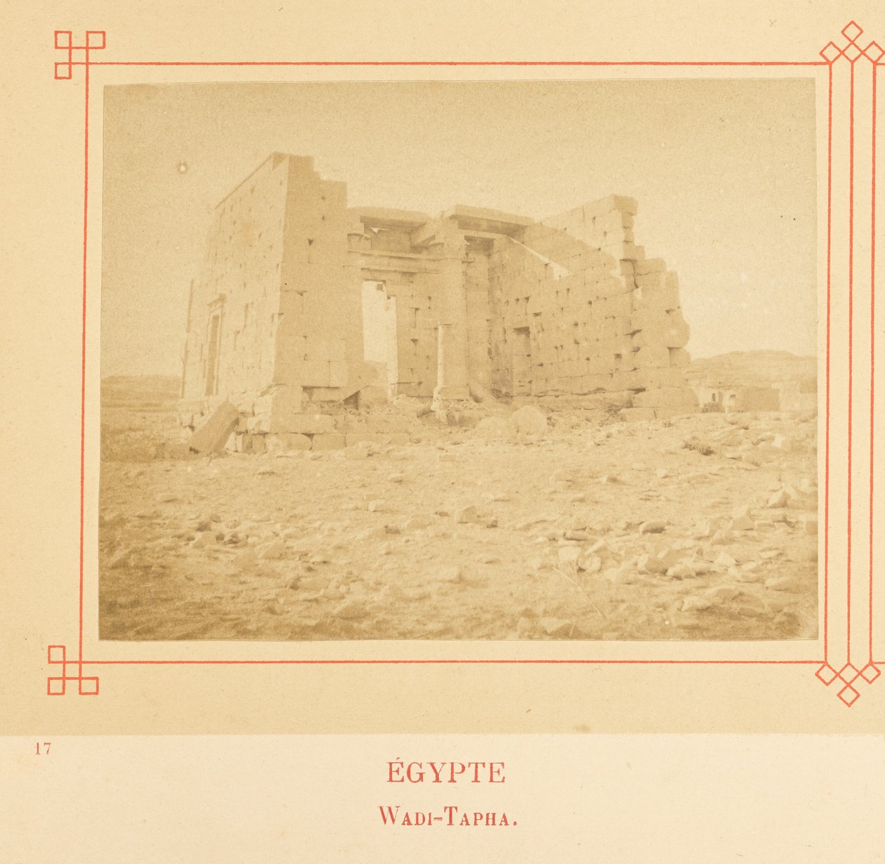Wadi-Tapha. od Félix Bonfils