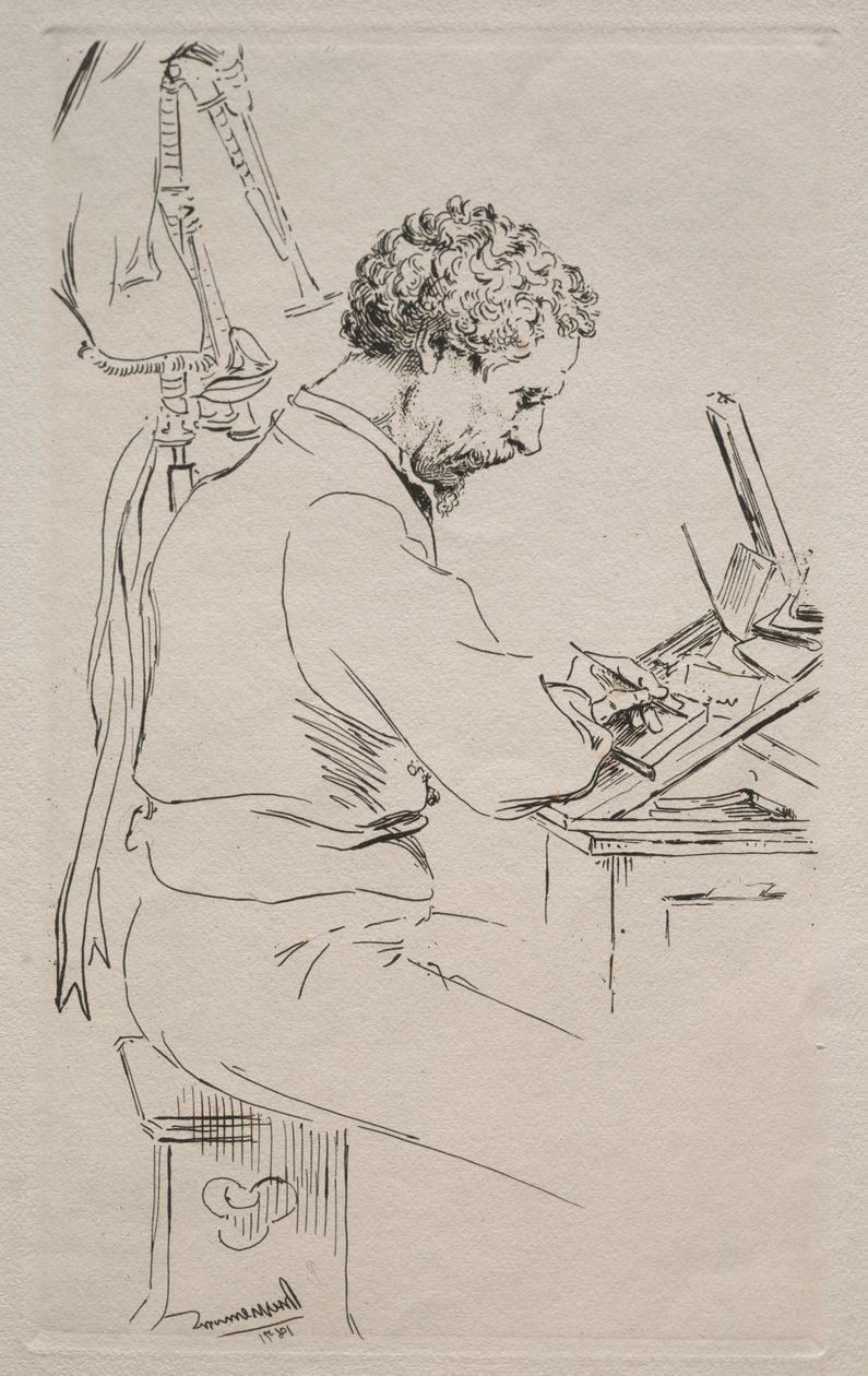Charles Kean od Felix Bracquemond