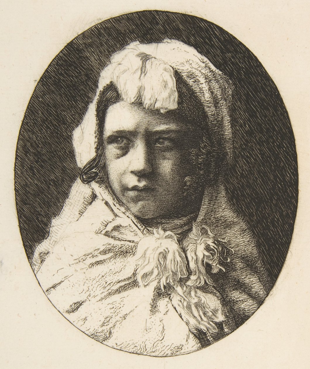 Portrét Henri Houssaye, jako dítě, 1855-60. od Felix Bracquemond