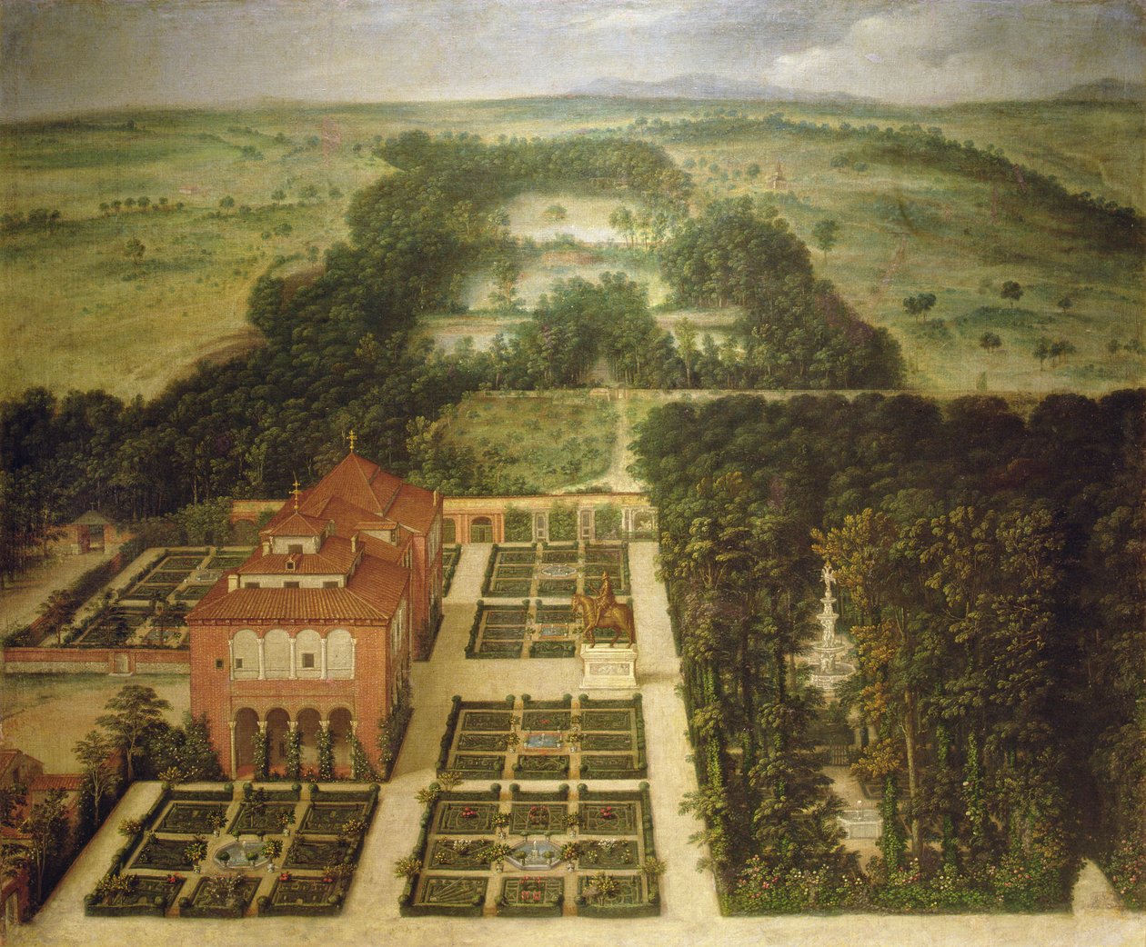 Venkovský dům, Madrid od Felix Castello